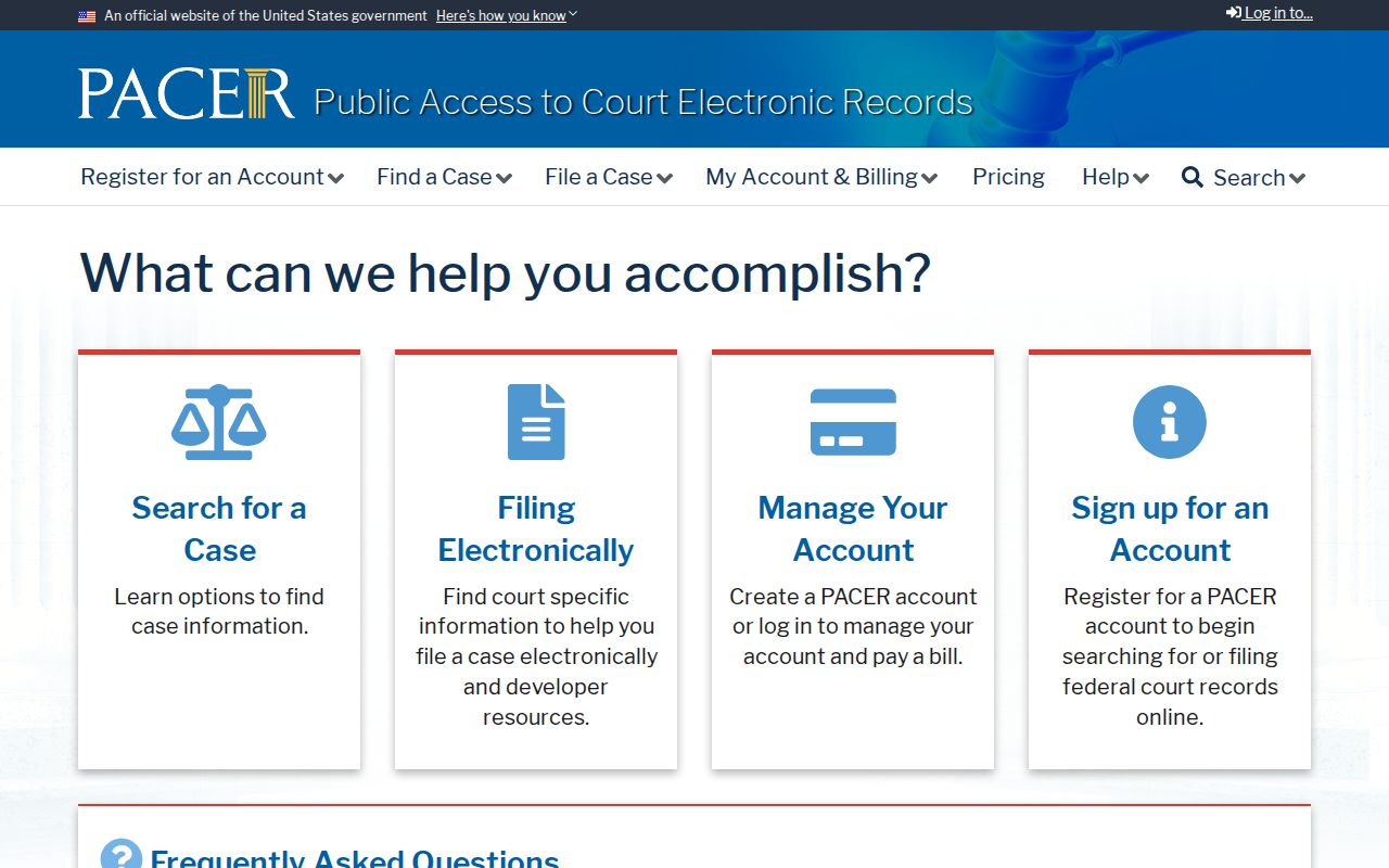Aliso Viejo city directory research with PACER federal court context