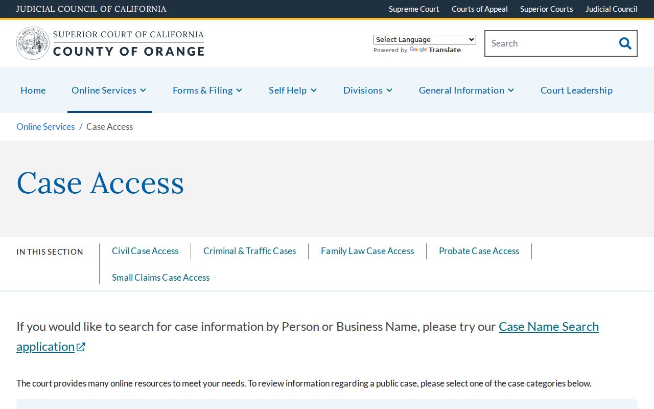 Aliso Viejo residents directory reference to Orange County court case access
