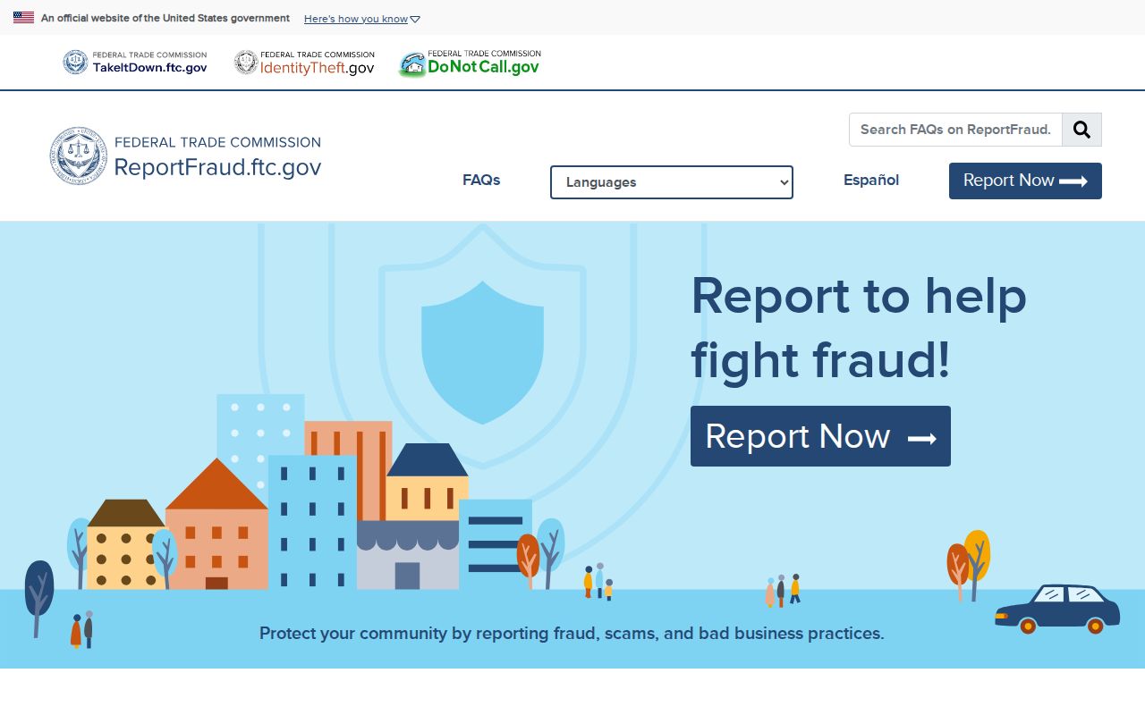 Aliso Viejo neighbors FTC fraud reporting official resource